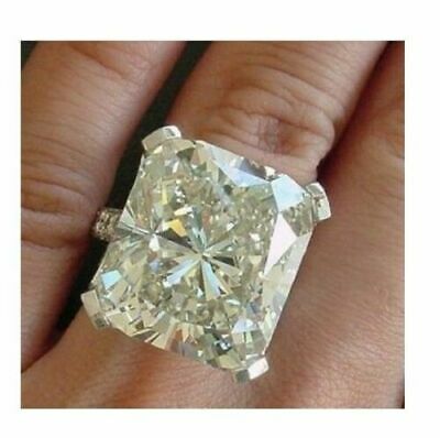 3.00 Ct Radiant Cut Solitaire Mother's day Special inspired Ring 14K Gold over