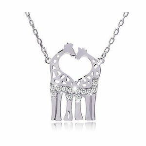 Mom Necklace 925 Sterling Silver Open Heart Pendant Necklace Mothers Day Gifts