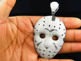 Friday 13 mask Pendant HipHop Style Diamond Studded Solid Sterling Silver925