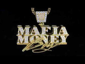 Mafia Money Boyz Statement Pendant HipHop Cowboy Style Long Chain Solid Silver