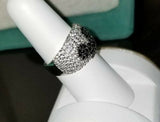 Micky Mouse Diamond Engagement Anniversary Ring Sterling Silver Stylish Design