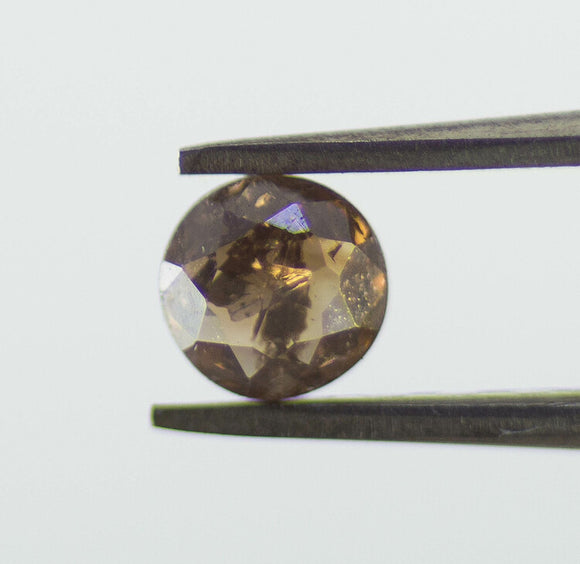 0.10 Ct Natural Loose Diamond Rose Cut Brown Color SI Clarity 1 Pcs SLD001TC016