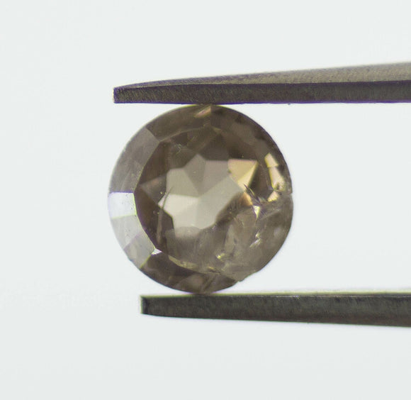 0.10 Ct Natural Loose Diamond Rose Cut Brown Color SI Clarity 1 Pcs SLD001TC023