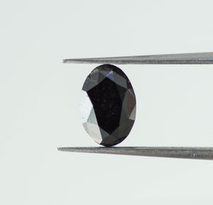 1 Ct Natural Loose Diamond Rose Cut Black Fancy Color VVS Clarity 1 Pcs SLD001BK008