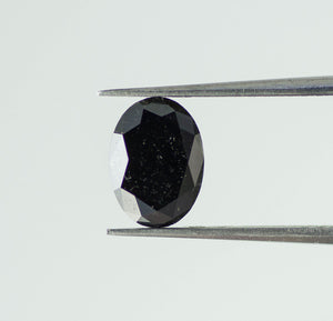 1 Ct Natural Loose Diamond Rose Cut Black Fancy Color VVS Clarity 1 Pcs SLD001BK013